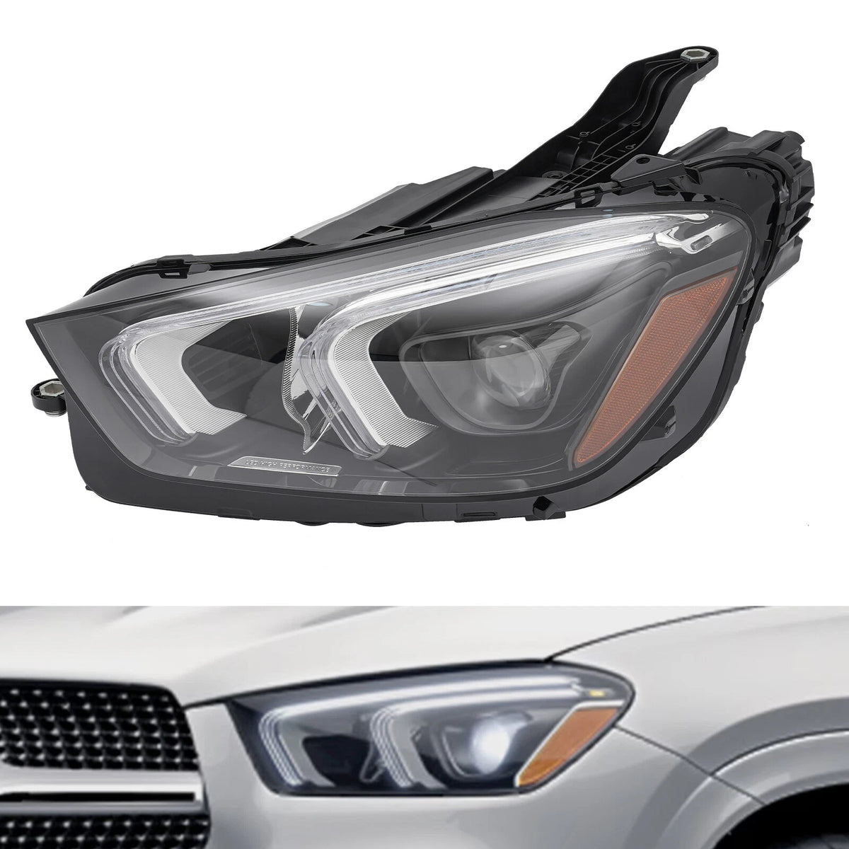 LED Headlight for Mercedes-Benz GLE350 GLE450 (2020–2022) A1679060105, A1679086104