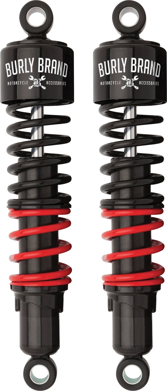 Burly Stiletto Shocks B28-1256 for Harley FLHTC & FLHTCU (1995–2013)