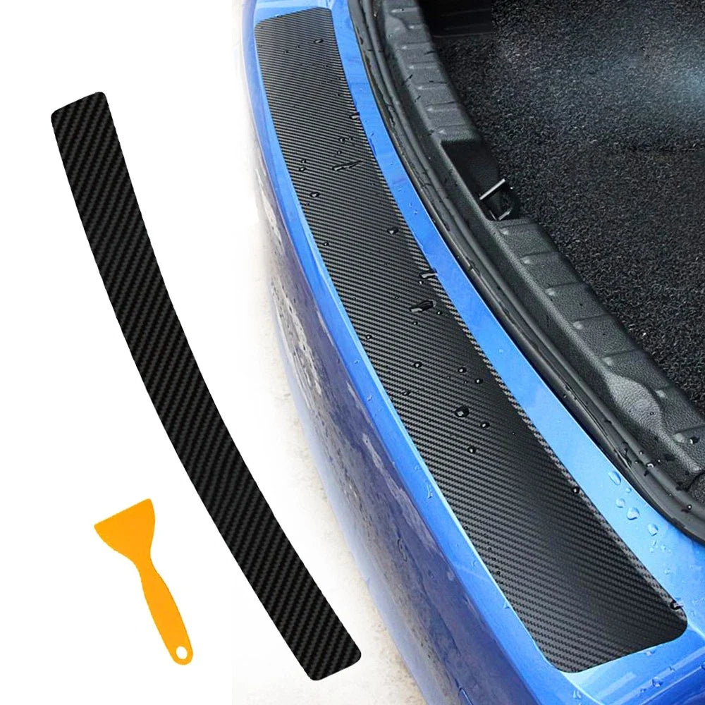 Carbon Fiber Rear Trunk Protector Trim for Car