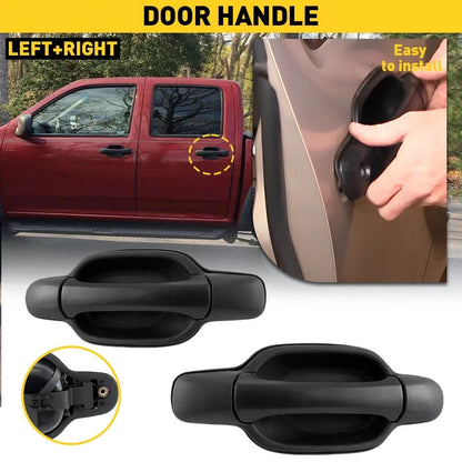 Exterior Rear Door Handle Set for Chevrolet Colorado GMC Canyon (2004–2012)