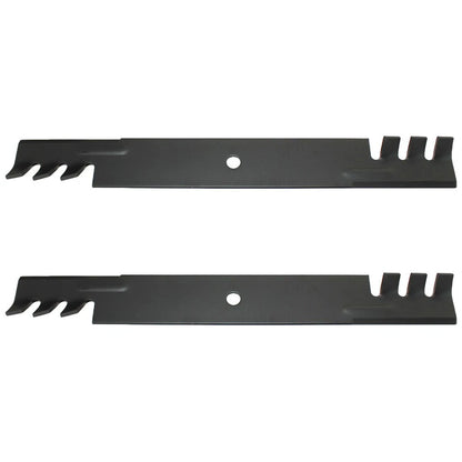 2X Toothed Mower Blades for Lesco (Fits 050170)