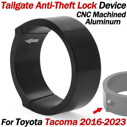 Tailgate Anti-Theft Security Lock for Toyota Tacoma (2016–2023) 2 Screw Aluminum