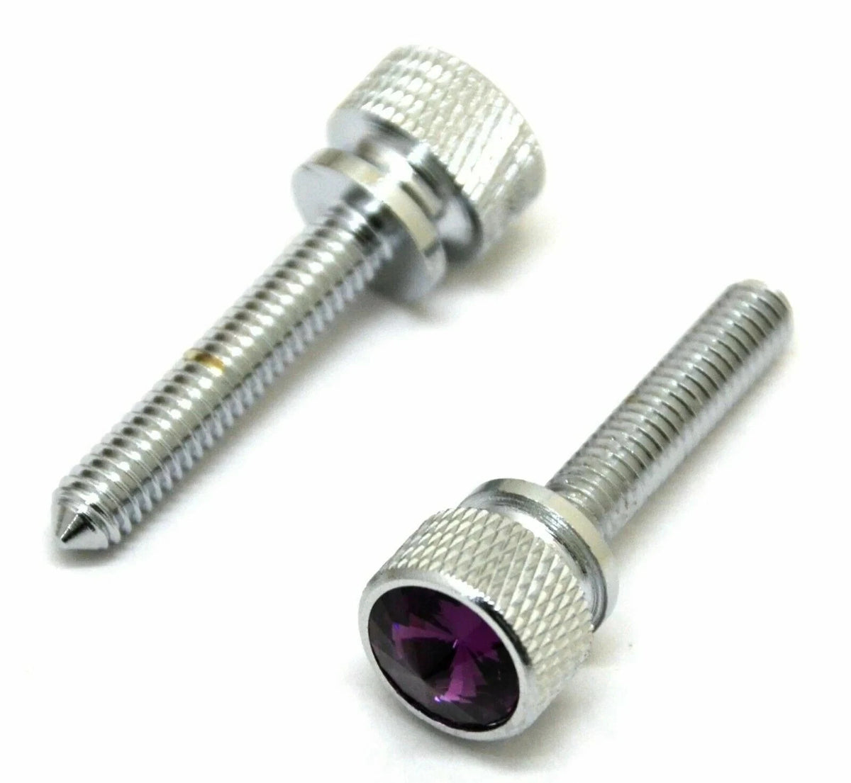 Set of 2 Dash Panel Screws for Kenworth Purple Jewel Chrome (UP#23818)