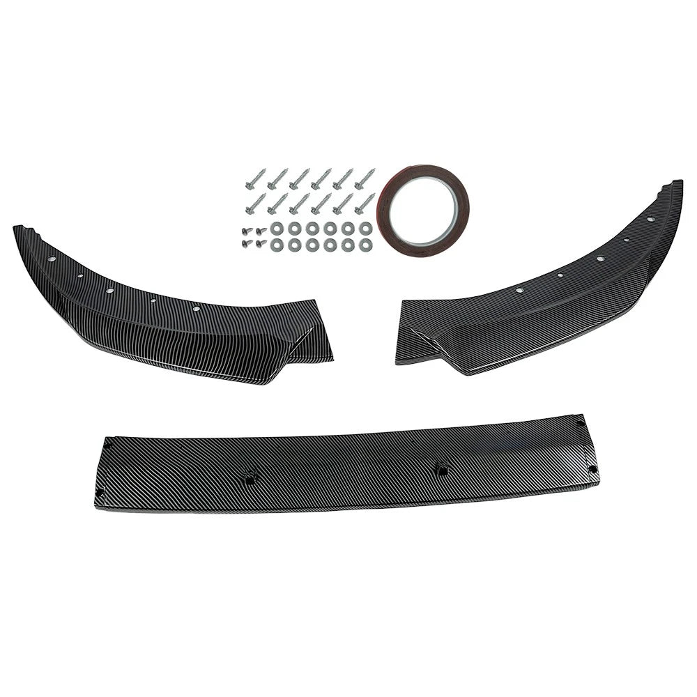 Front Bumper Lip Spoiler Splitters for BMW 3 Series G20 G21 (2019–2022)