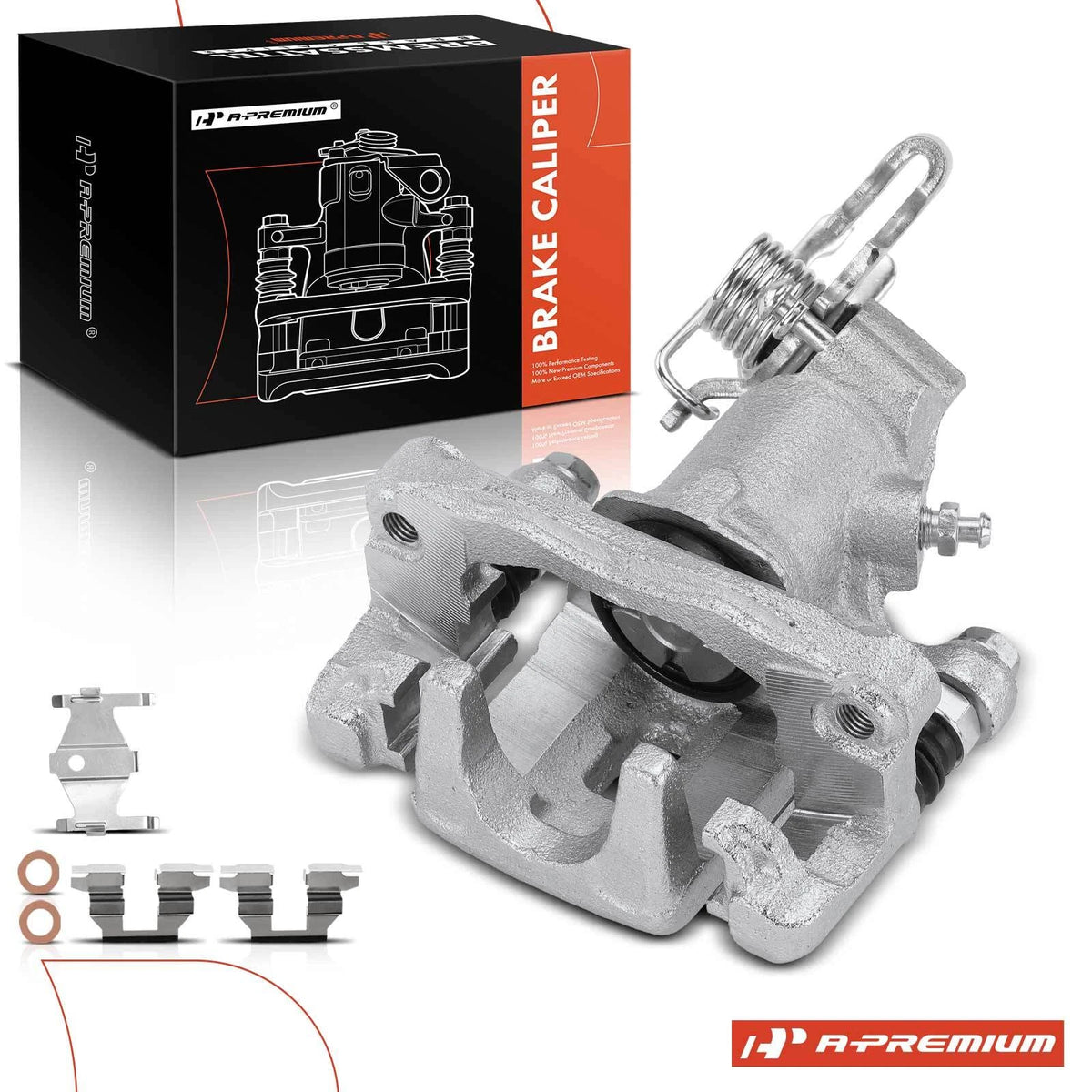 Rear Right Brake Caliper w/ Bracket for Hyundai Elantra Tiburon (1996–2000) 5832029A20, 5832029A10, 19-B1917