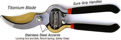 Indestructible Titanium Garden Clippers for Professional Use