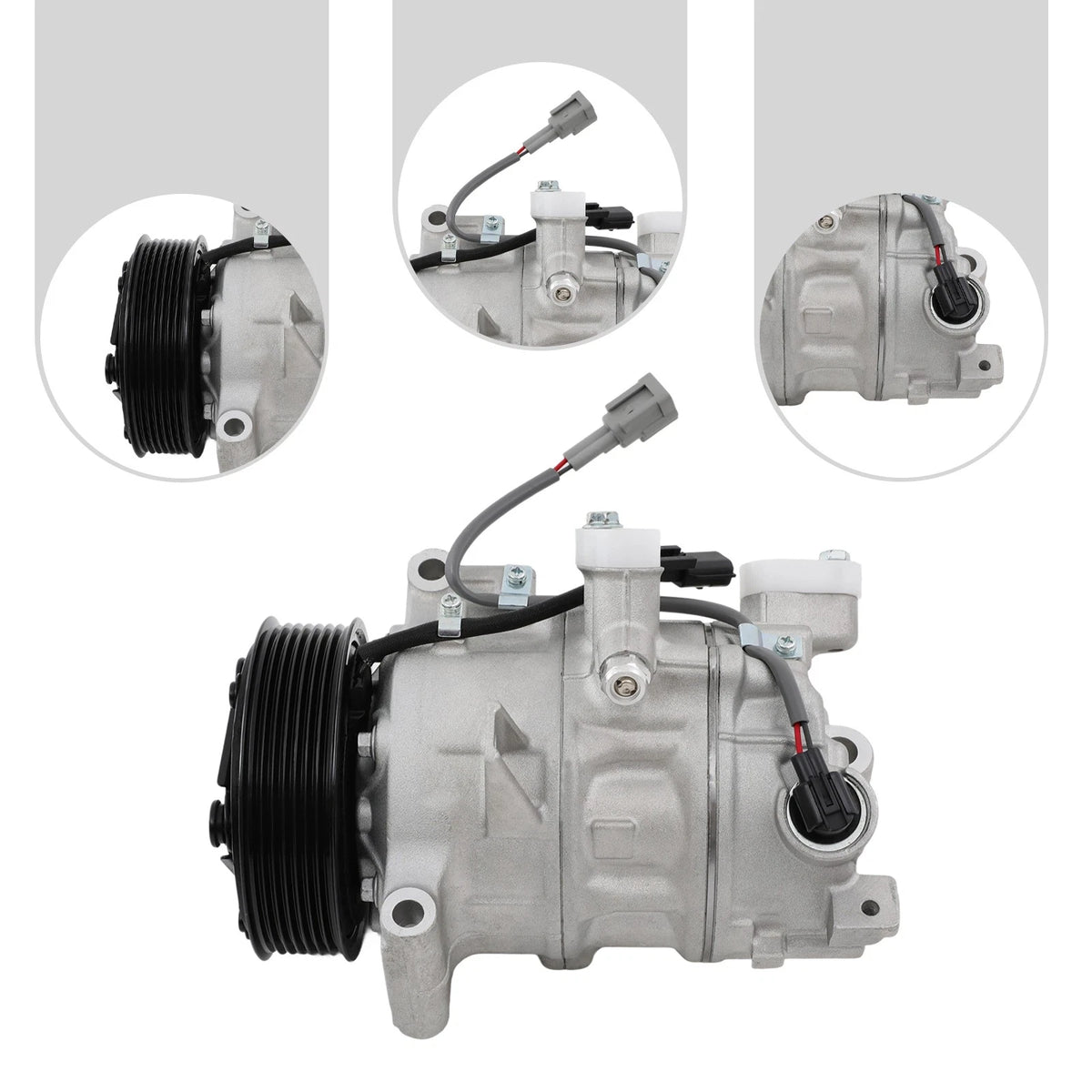 A/C Compressor with 7-Groove Pulley for Infiniti Q50 Q60 (2014–2021)