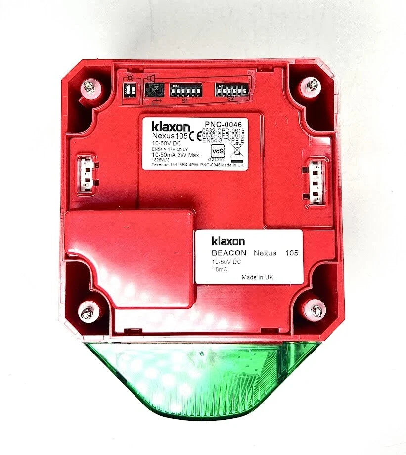 Klaxon PNC-0046 Green Sounder Beacon for Nexus (10-60V DC, 105dB)
