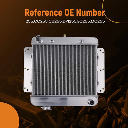 3 Row Aluminum Radiator for Chevrolet Chevy II (1962–1967) EC255 MC255