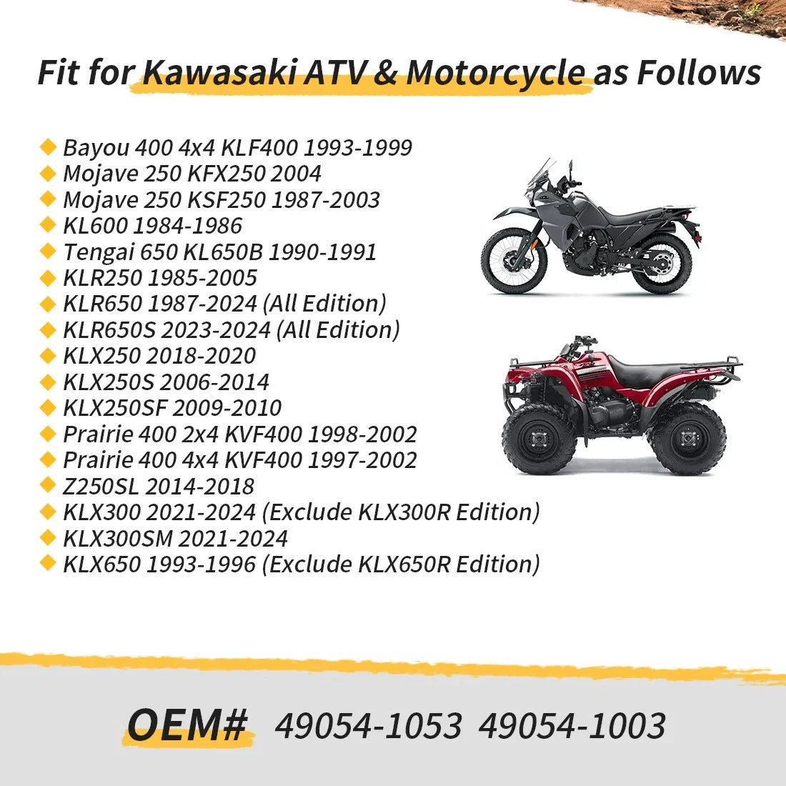 Thermostat & O-Ring for Kawasaki KLX250 KLX250S KLX250SF KLX650 (1993–2020)