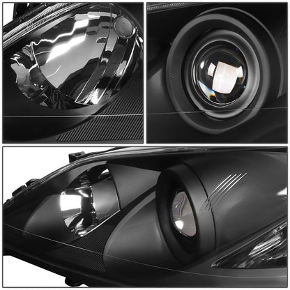 Projector Headlights for Lexus ES350 (2007–2009) - Black Housing, Clear Corner