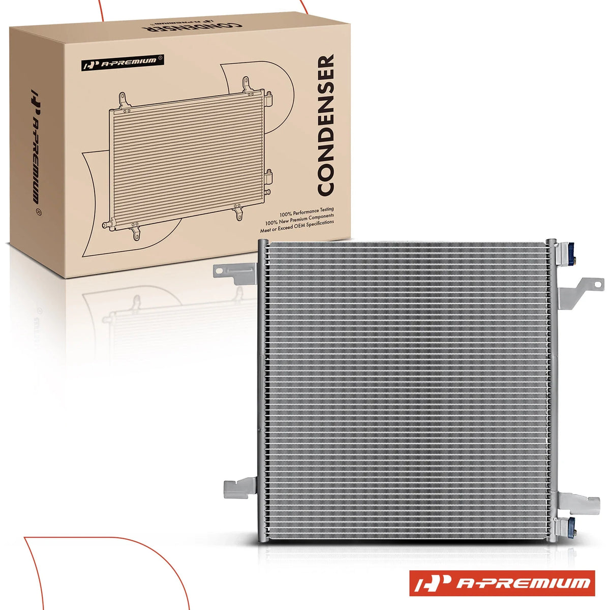 A/C Condenser with Bracket for Mercedes-Benz ML320 ML350 (1998–2005)