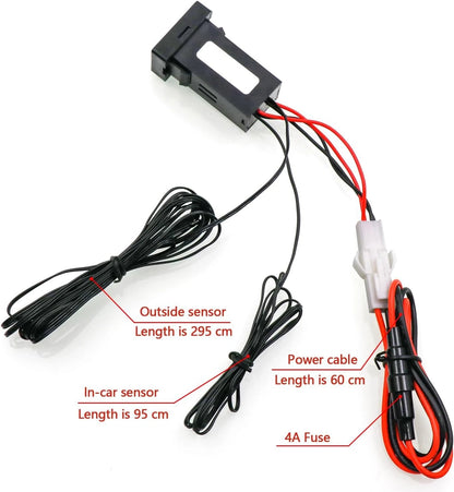 Temperature Sensor for Car Internal and External (Type B) tnw 02