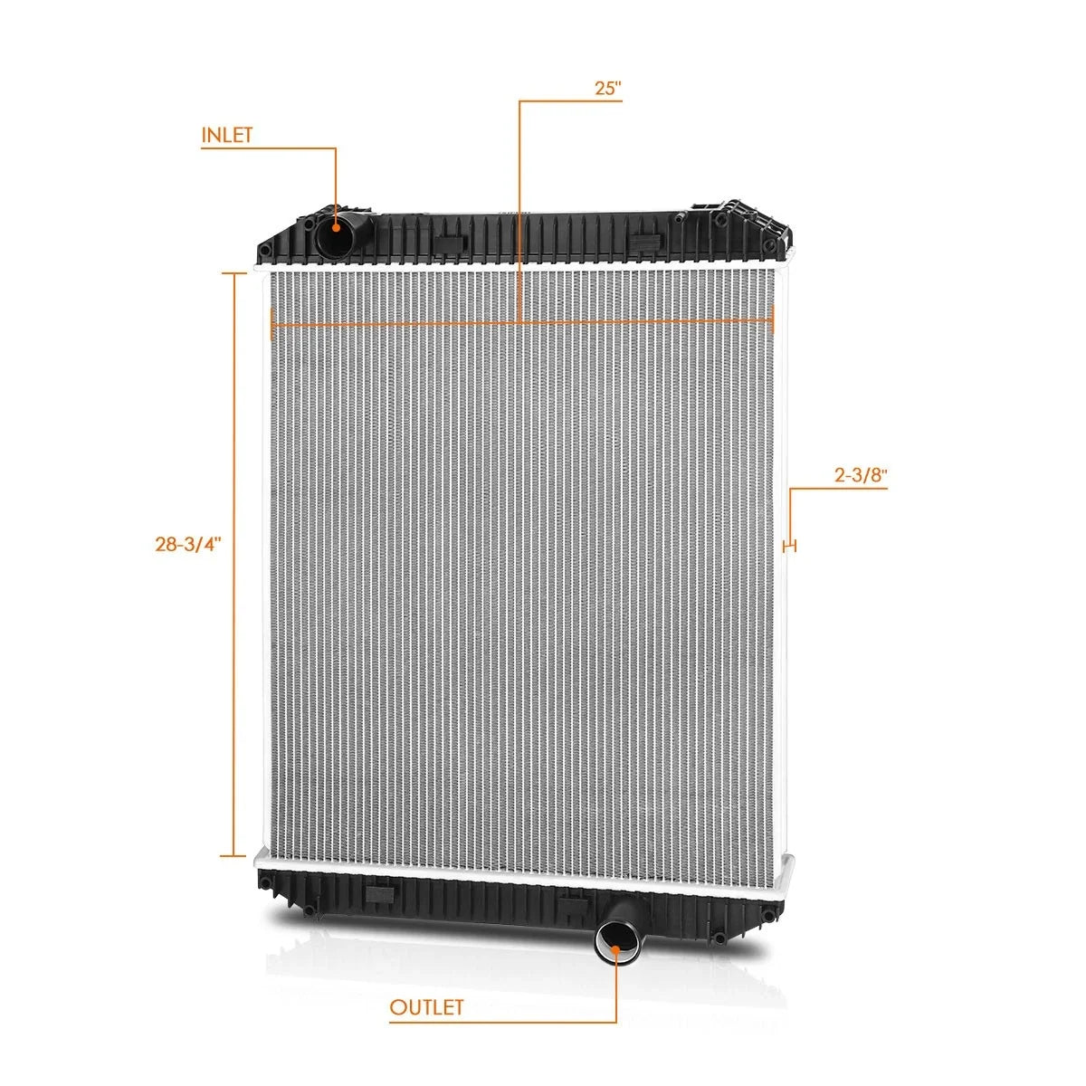 3-Row Radiator for Freightliner FLD FL/Sterling Truck Acterra 5500-8500 (2001–2007)