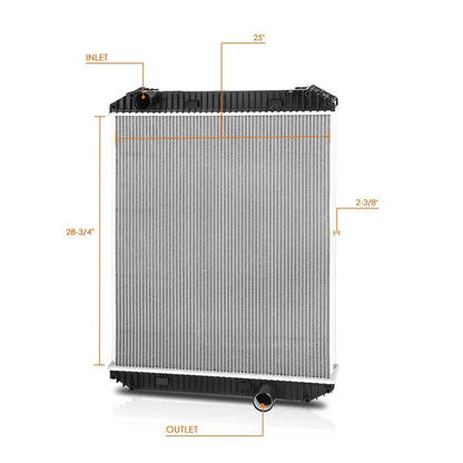 3-Row Radiator for Freightliner FLD FL/Sterling Truck Acterra 5500-8500 (2001–2007)