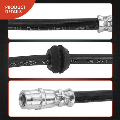 2X Rear Brake Hydraulic Hose for Mercedes-Benz GLE400 (2016–2017, 2019)
