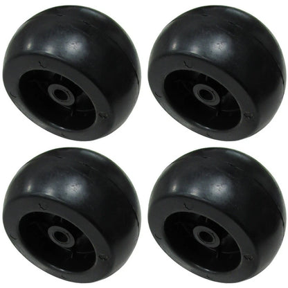Set of 4 Deck Wheels for Cub Cadet (Fits 734-3058B)