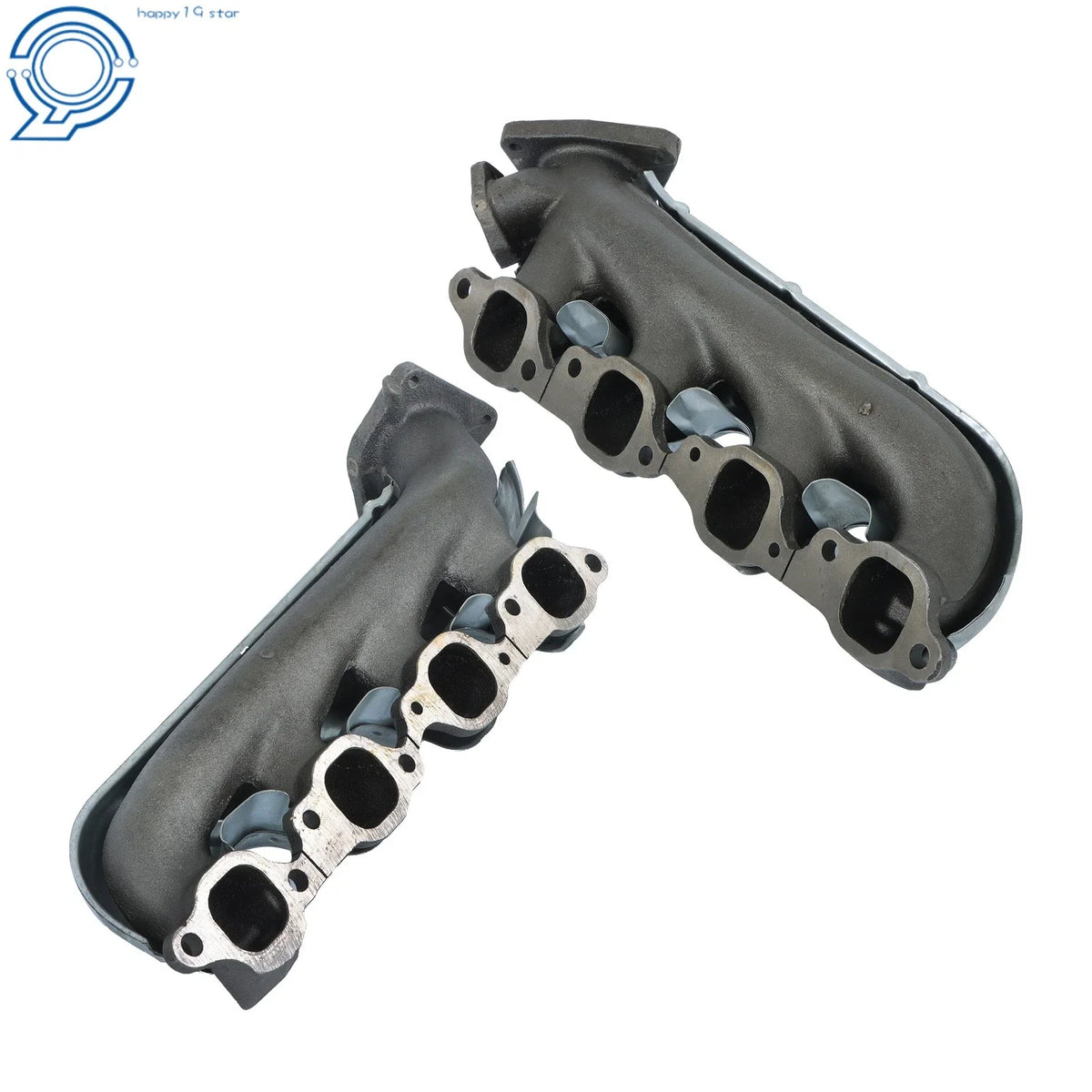 Pair Exhaust Manifolds for Chevy Silverado GMC Sierra 2500 3500 HD (2001–2007)