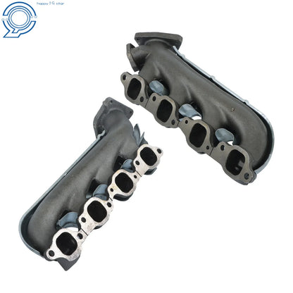 Pair Exhaust Manifolds for Chevy Silverado GMC Sierra 2500 3500 HD (2001–2007)