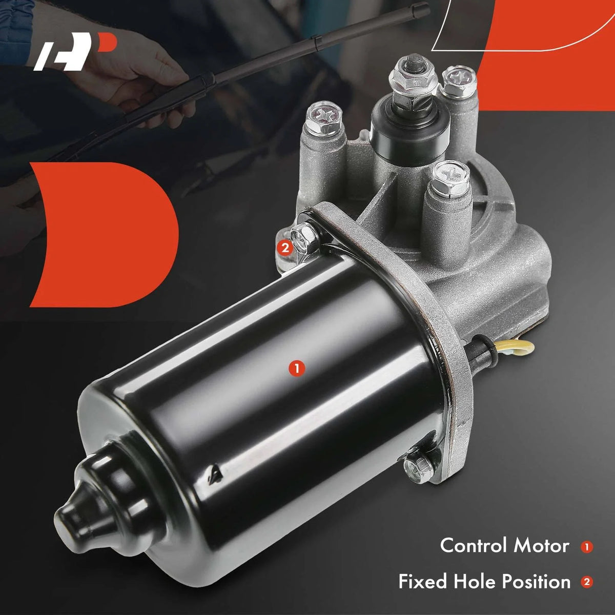 Front Windshield Wiper Motor for Dodge Ram 1500 2500 (1994–1996)