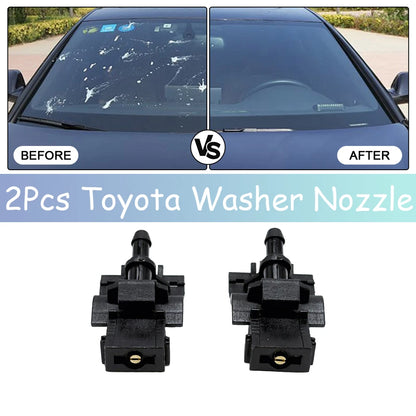 2X Windshield Washer Nozzle Spray Jet for Toyota Venza (2009–2015)