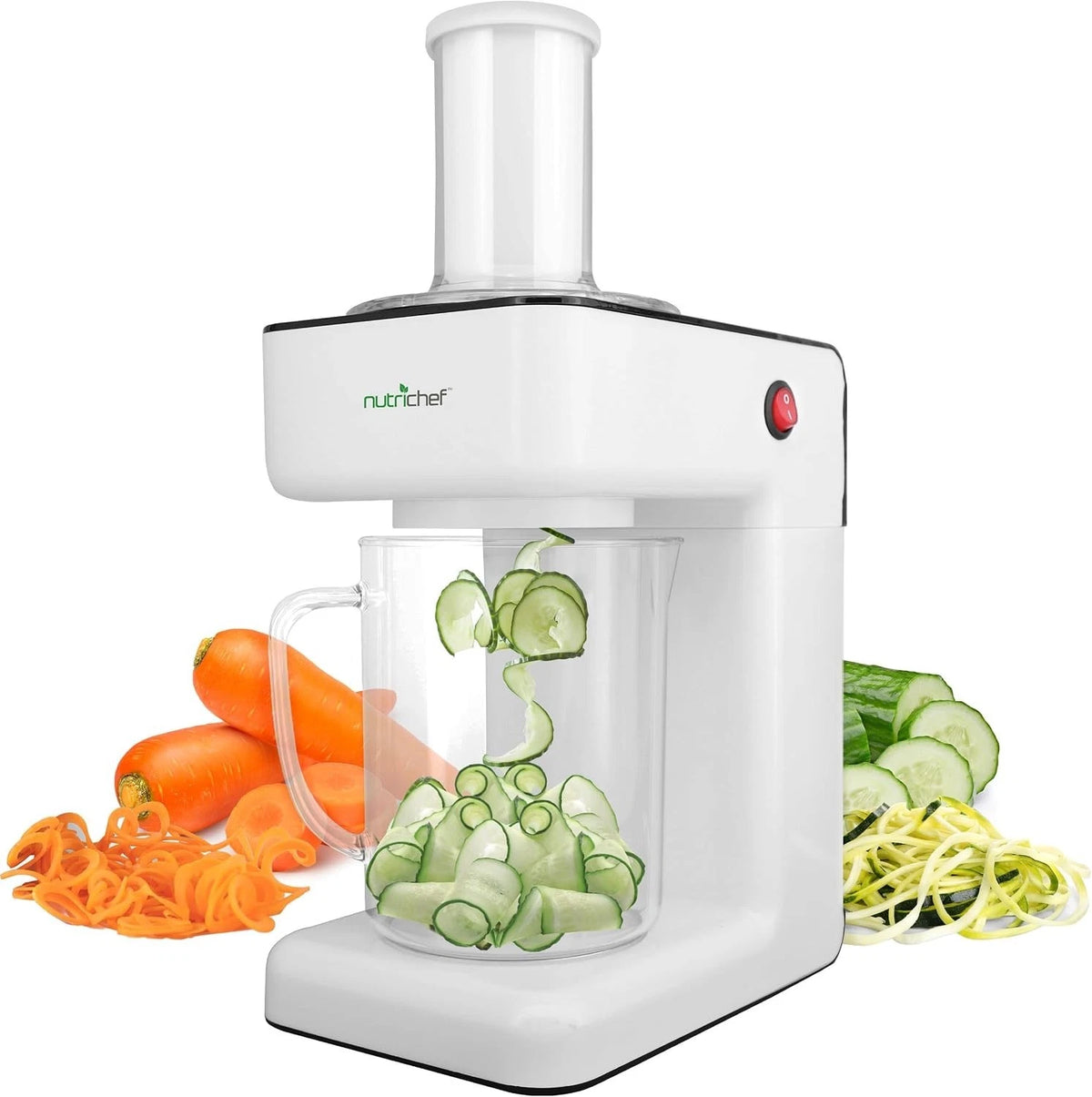 3-Blade Electric Vegetable Spiralizer for Zucchini Noodles