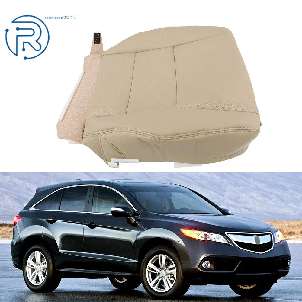 Seat Cover for Acura RDX (2007–2012) Driver Bottom Leather Tan Perforated