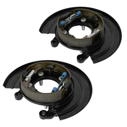 Set of 2 Rear Brake Backing Plates for Ford F-350 (2005–2012) 926-272 926-273