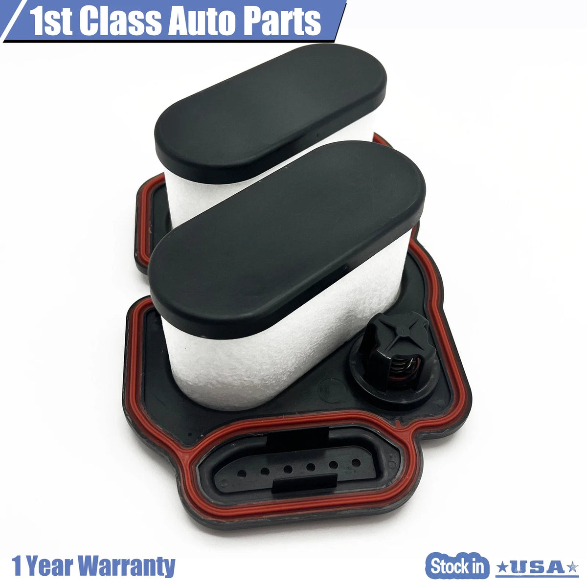 2X Engine Crankcase Breather for Ford F-350 F-450 F-550 Super Duty (2017–2018)