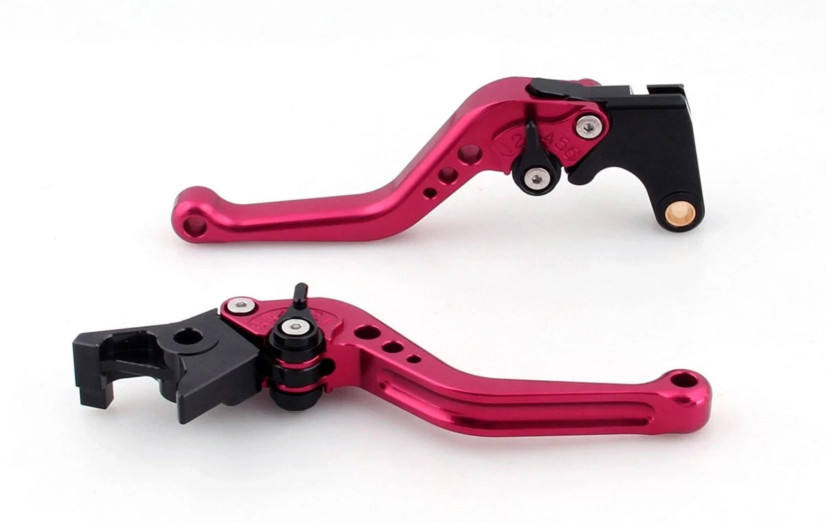 Short Brake Clutch Levers for BMW C650GT (2012–2015), KYMCO Xciting 250 300 400, Red