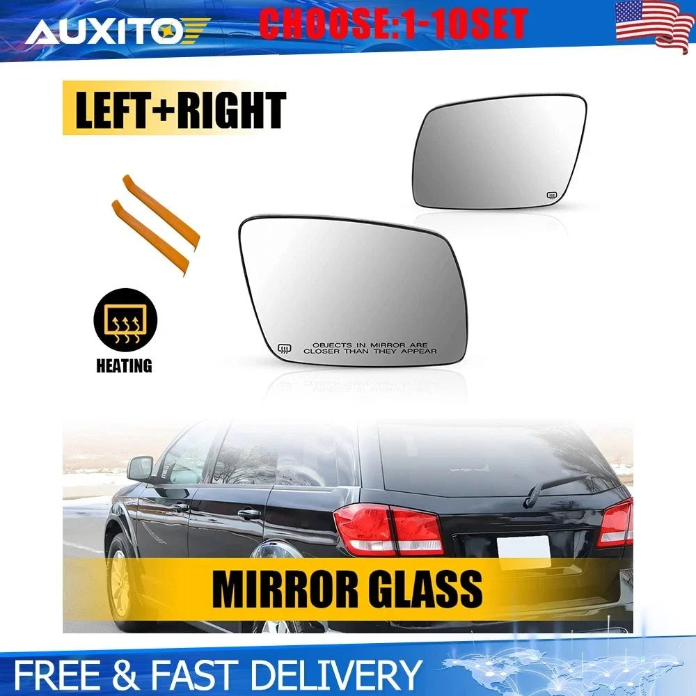 Heated Mirror Glass Set for Dodge Journey (2009–2020) 68045692AA 68045693AA