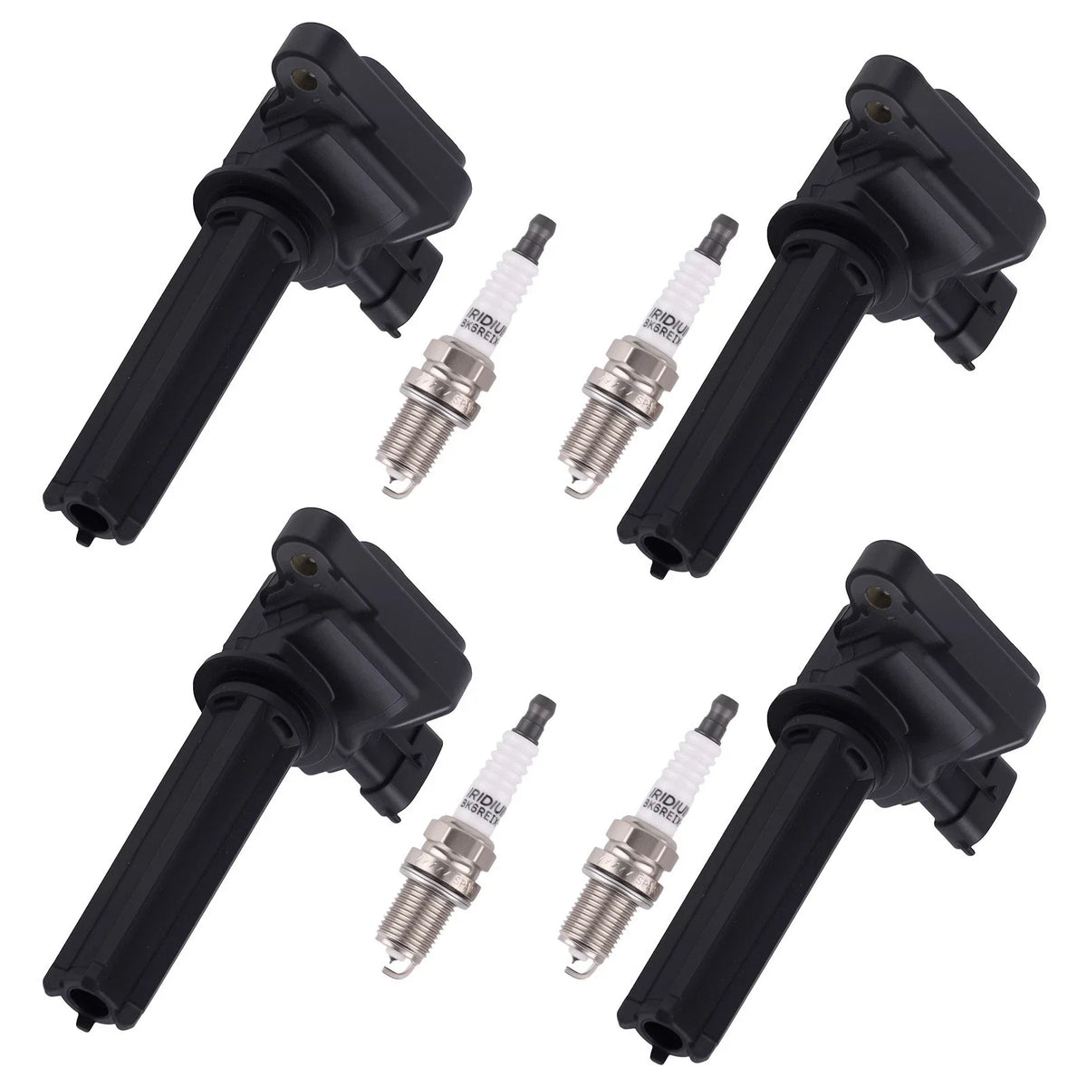 Ignition Coils & Spark Plugs Kit for Saab 9-3 2.0L (2004–2011)