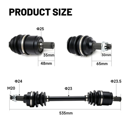 Rear CV Axle Drive Shaft for Honda Foreman Rubicon 500 TRX520FA TRX520FM6 (2020–2024)