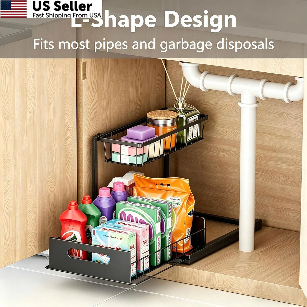 2X Under Sink Organizers and Storage for Ceetug (2023–2023)
