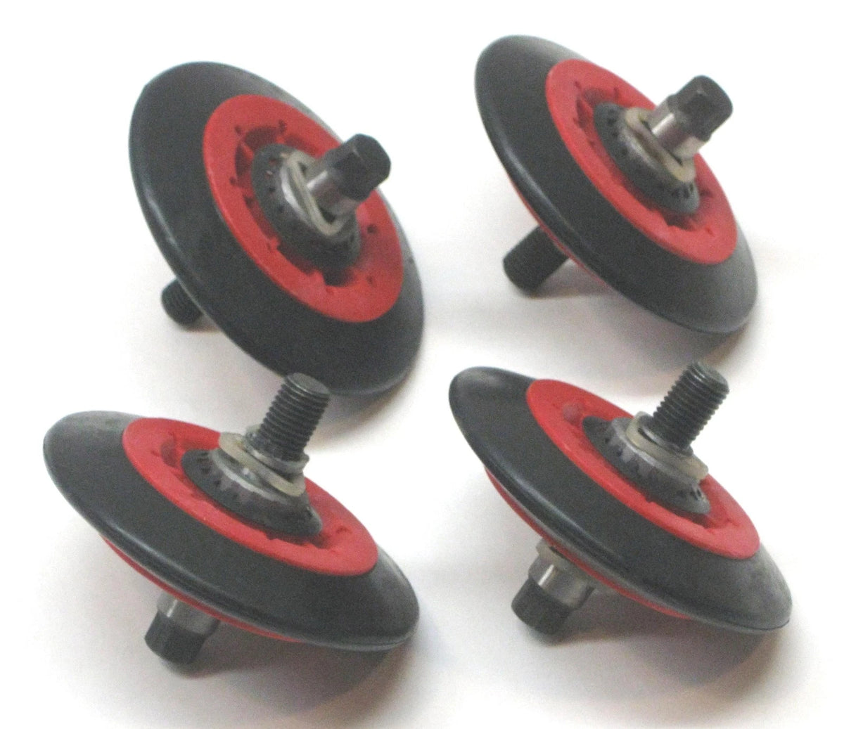 Pack of 4 Dryer Drum Roller Wheel and Shaft for LG