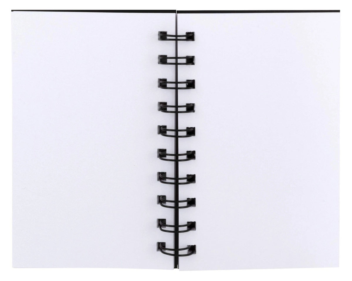 Set of 6 Mini Poly Cover Sketch Books 5.5" x 3.5" 50 Sheets