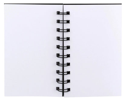 Set of 6 Mini Poly Cover Sketch Books 5.5" x 3.5" 50 Sheets
