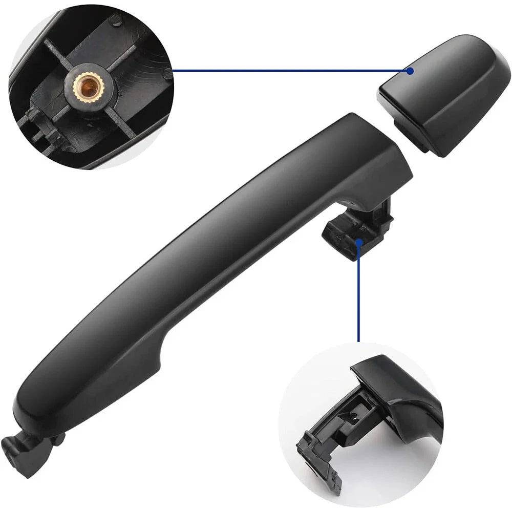 Exterior Rear Door Handle for Toyota RAV4 (2001–2012) LH & RH Side, 4Pcs
