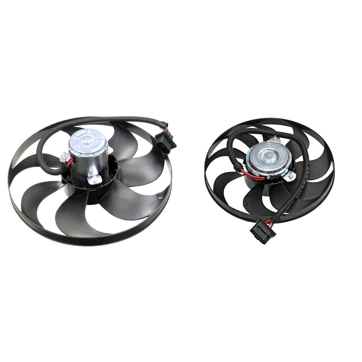 Set of 2 Cooling Fan Assemblies for VW Golf Jetta (1999–2006) SET-FBI14744-B