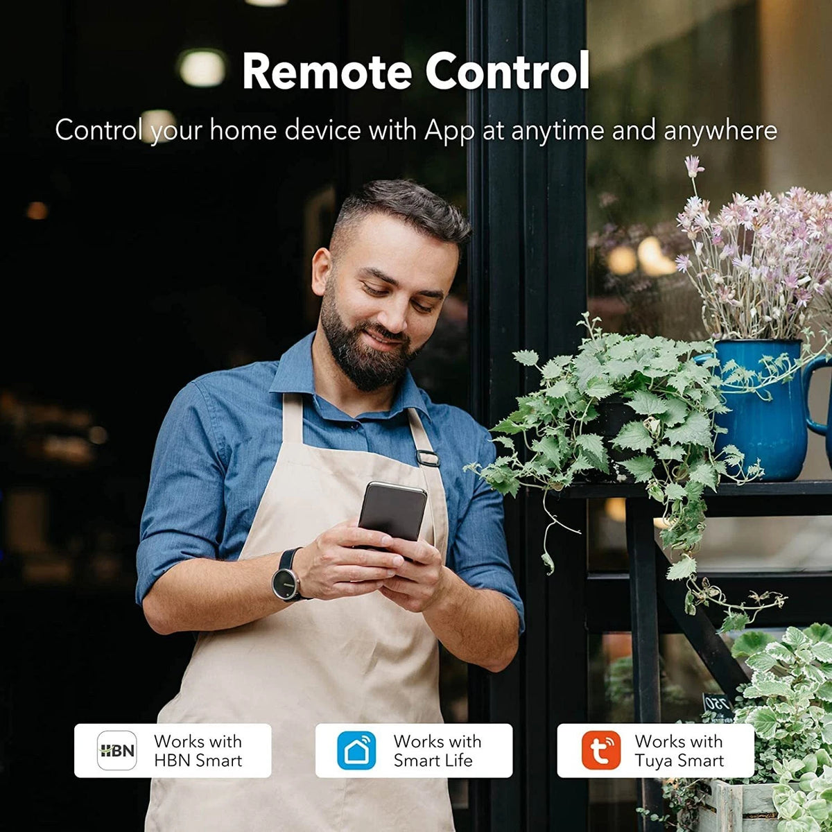 2X Outdoor Smart WiFi Plug for Alexa & Google