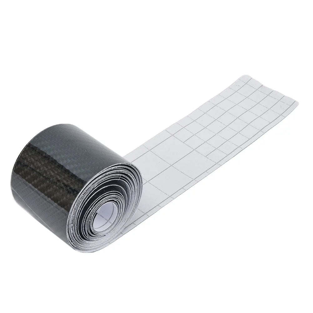 Car Door Sill Protector Strip for Universal Fit (5cm x 3M) Carbon Fiber