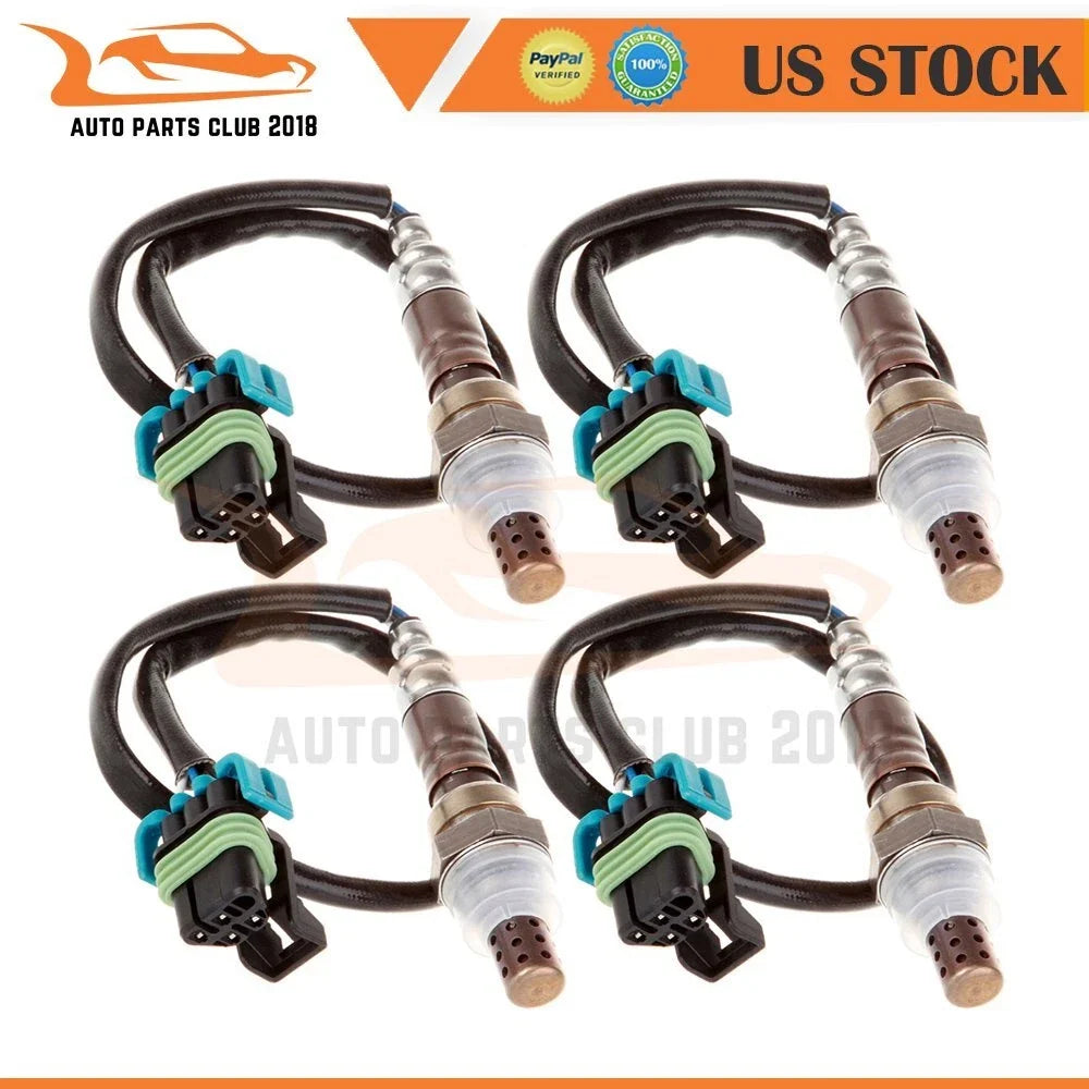 Set of 4 Oxygen Sensors for Chevy Express 1500 2500 3500 (2003–2020)