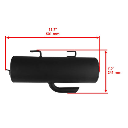 Exhaust Muffler Silencer with Gasket for Polaris Ranger XP 800 (2012) - MF126+MG106