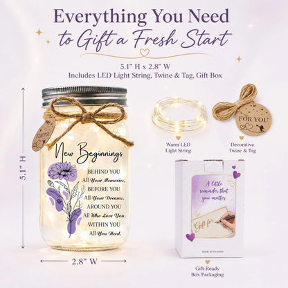 Set of 4 High School Mason Gifts for Women