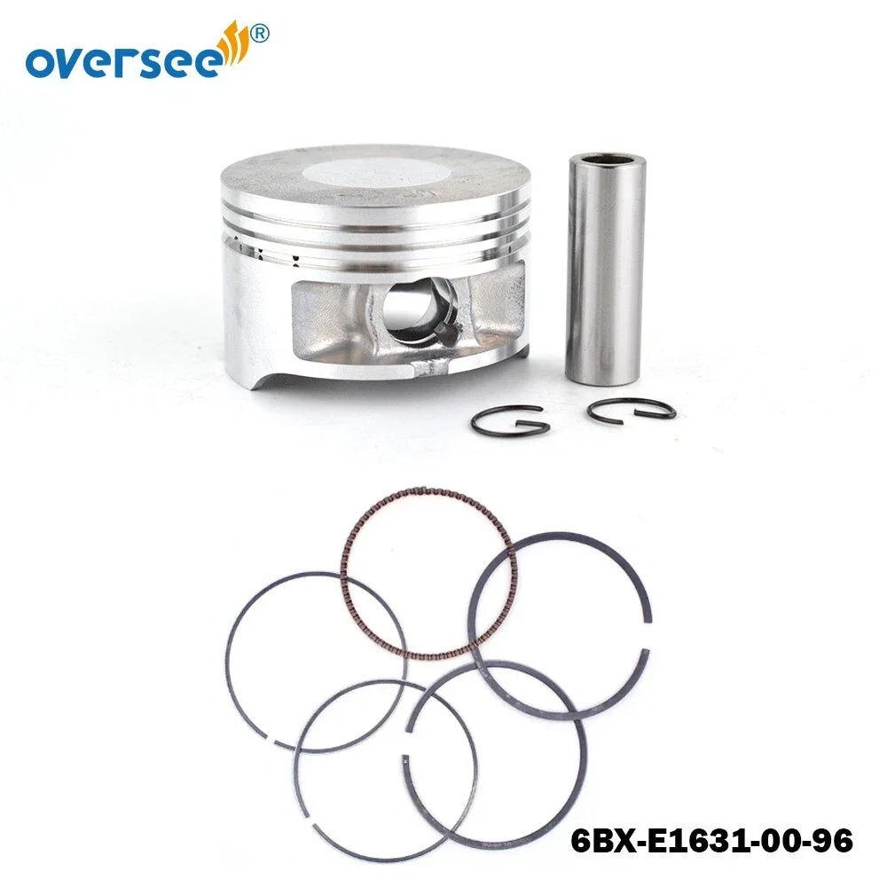 Piston & Ring Set for Yamaha F4-6HP Outboard (1996) 6BX-E1631-00-96, 6BX-E1603-0