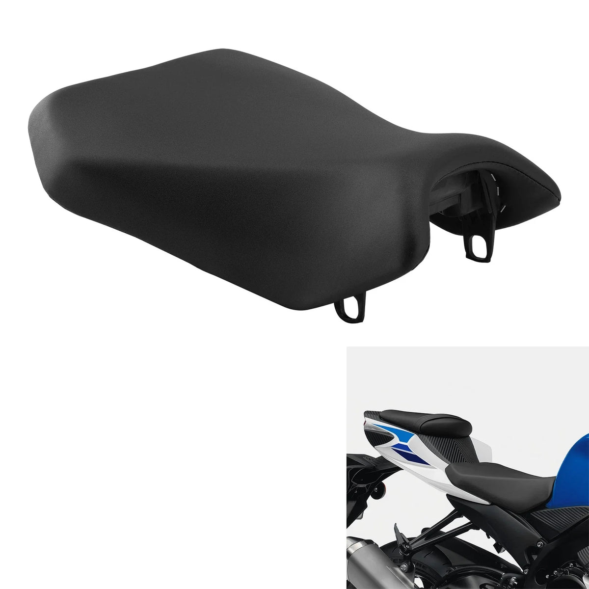 Front Rider Driver Seat for Suzuki GSXR600 GSXR750 (2011–2024) Black