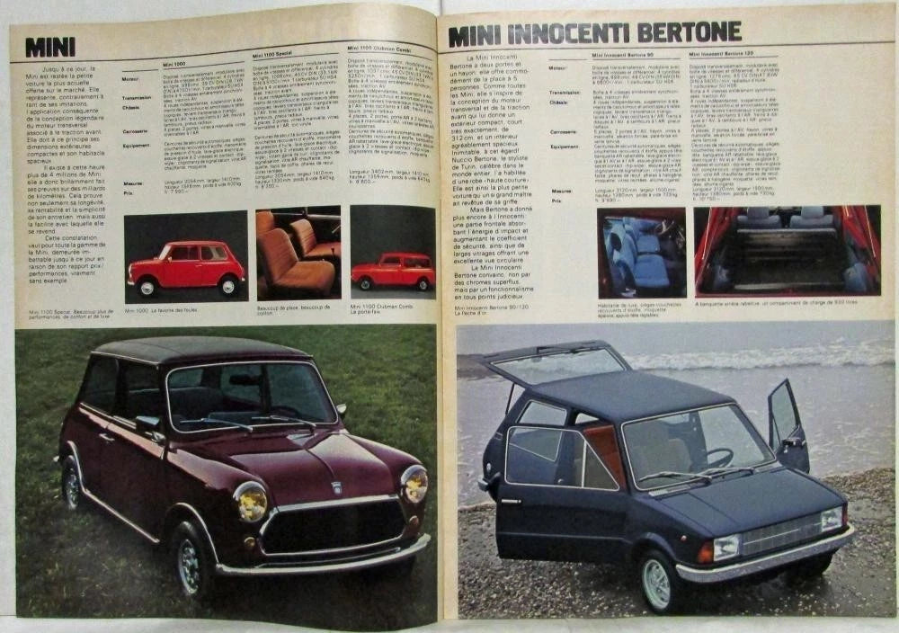 Sales Brochure for British Leyland Cars (1977) - French Text