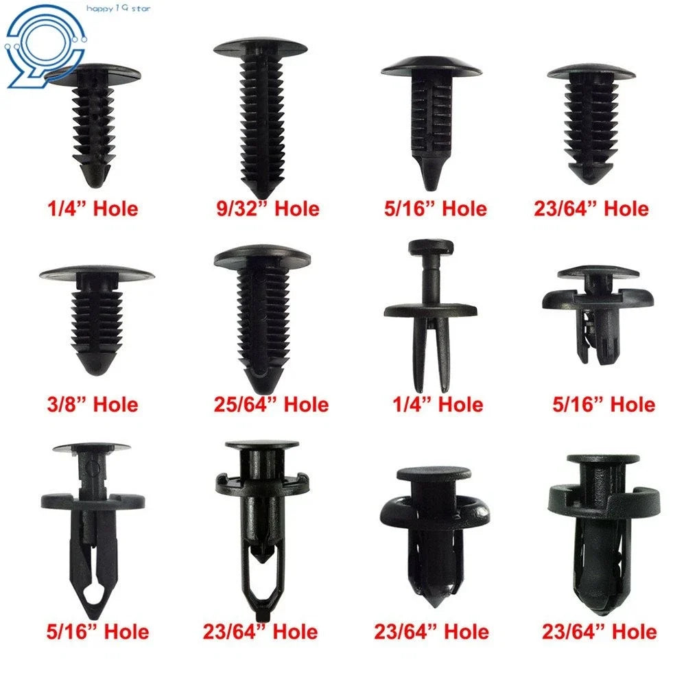 Push Pin Retainer Assortment Kit for Toyota Honda GM Ford (192PC)