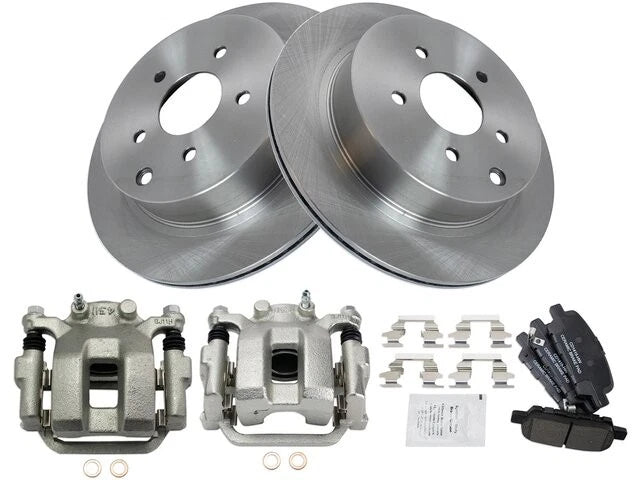 Set of 4 Brake Pads Rotors Calipers for Infiniti FX45 (2003–2008) 92896QSFQ