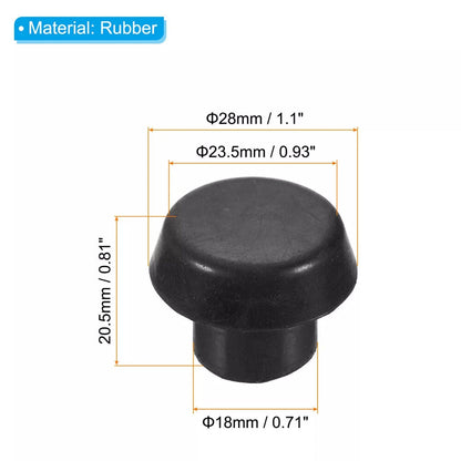 16PC Rubber Plug Protection Pad for Billiard Cues